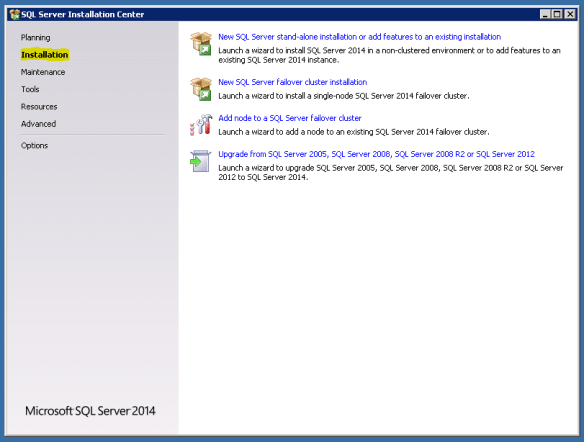 SQL2014 RTM Install1